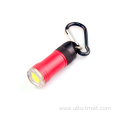 COB LED Keychain Flashlight Carabiner For Camping